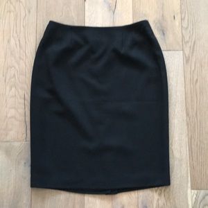 Ellen Tracy Wool Lined Pencil Skirt